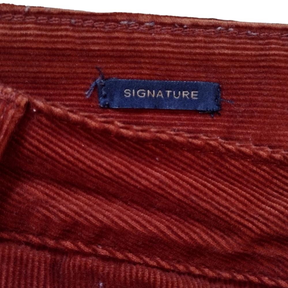 Talbots Signature Women's Corduroy Rust Color Pan… - image 6